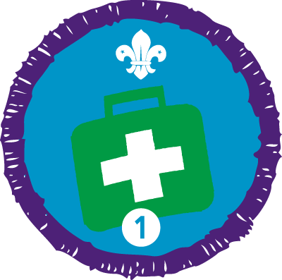 Emergency Aid Staged Activity Badge